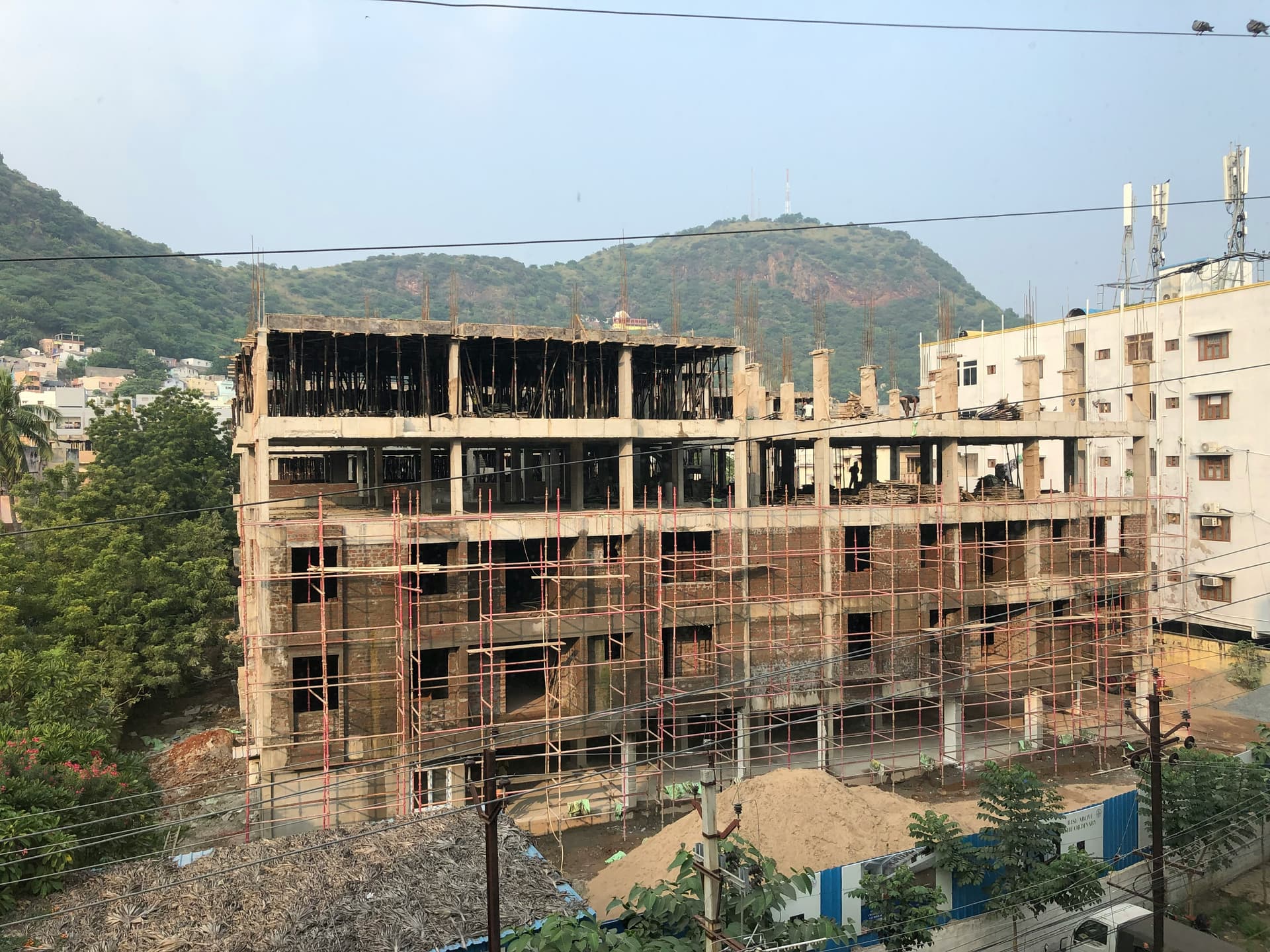 Construction progress