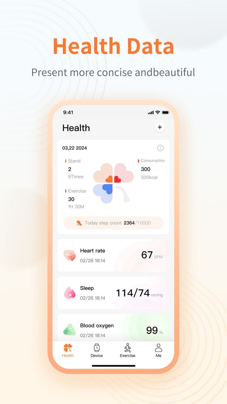 Helio Health Tracker work